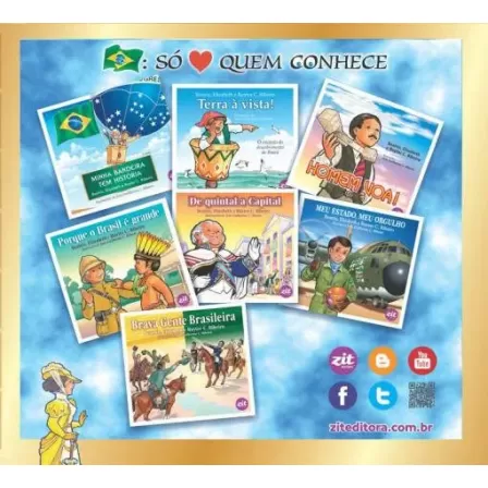 Coleção Brasil: Só ama quem conhece (7 Livros) - Literatura Infantil